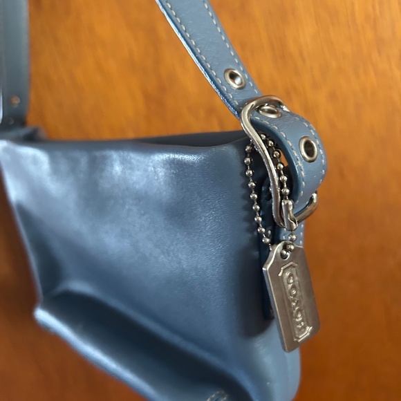 Coach mini shoulder bag, light blue - Picture 4 of 6